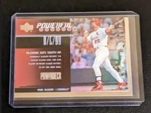 Mark Mcgwire  1999 Upper Deck powerful insert