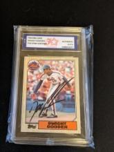 Dwight Gooden 1987 Topps Auto Authenticated by Fivestar Grading Graded