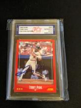 Terry Puhl 1988 Score Auto Authenticated by Fivestar Grading