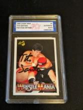 Tito Santana 1990 Classic WWF Auto Authenticated by Fivestar Grading