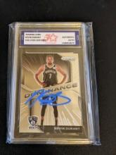 Kevin Durant 2020 Panini Prizm Auto Authenticated by Fivestar Grading