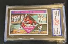 Pete Rose 1976 Topps Auto Authenticated by Fivestar Grading