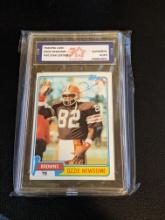 Ozzie Newsome 1981 Topps Auto Authenticated by Fivestar Grading