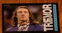 Trevor Lawrence autographed card w/coa