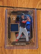 2023 Panini Chronicles - Gold Standard Swatches Gold #GSS-EC Evan Carter