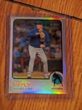 628/673 SP 2022 Topps Heritage High DREW SMYLY Cubs #648 Chrome Refractor