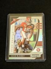 XAVIER MCKINNEY ROOKIE SILVER HOLO REFRACTOR 2020 Prizm Alabama Giants Card