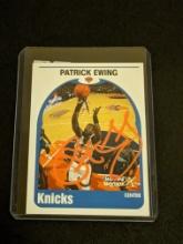 Patrick Ewing autographed card w/coa