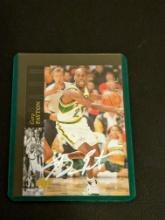 Gary Payton autographed card w/coa