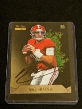 Mac Jones autographed card w/coa