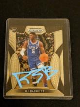 RJ Barrett RC autographed card w/coa