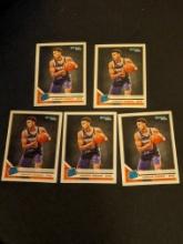 x5 lot all being 2019 Donruss Rated Rookie RC Silver Press Proof  Cameron Johnson #210 Nets
