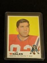 1969 Topps #203 Jim Whalen Boston Patriots NFL Vintage Football Card