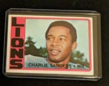 1972 Topps Football Charlie Sanders #60 Detroit Lions Vintage NFL Card