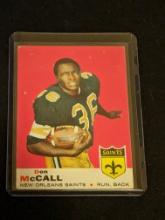 Don Mccall TOPPS Football Card 1969 #83 NFL
