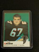 Vintage Football Card 1969 Topps Football Dan Grimm Atlanta Falcons #46