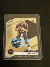 Mac Jones RC autographed card w/coa