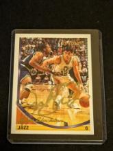 John Stockton autographed card w/coa