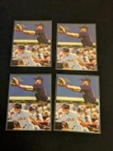 x4 lot all being 1994 Fleer Flair Baseball #9 of 10 Tim Salmon's