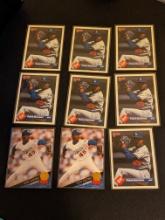 x9 Pedro Martinez Vintage card lot See pictures