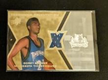 Corey Brewer patch 2007 Upper Deck SPX