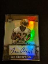 182/199 SP 2008 Bowman Sterling Gold Rookie Autographs Card Refractor #135 Adrian Arrington