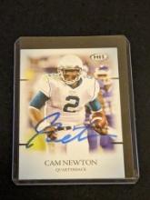 Cam Newton autographed card w/coa