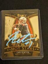 Cam Newton autographed card w/coa