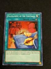 Yugioh 1st Edition Fulfillment of the Contract Super Rare Holo