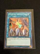 Yu-Gi-Oh Card - MYFI-EN051 - STAMPING DESTRUCTION (super rare holo)