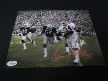 Kevin Mack Signed 8x10 Photo FSG Witnessed