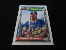 Manny Ramirez Signed Trading Card SSC COA