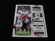 Derrick Henry Signed Trading Card RCA COA