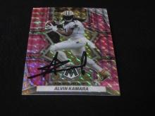 Alvin Kamara Signed Trading Card RCA COA