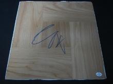 Luke Harangody signed floor tile COA