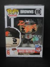 Baker Mayfield signed Funko Pop Figure COA