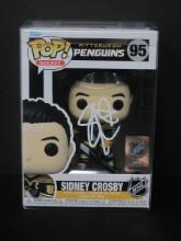 Sidney Crosby Signed Funko Pop COA Pros