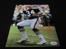 Kevin Mack Signed 8x10 Photo FSG Witnessed