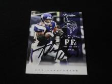 Adrian Peterson Signed Trading Card RCA COA