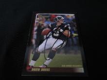 Drew Brees Signed Trading Card Direct COA