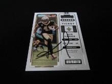 Alvin Kamara signed football card COA