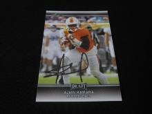 Alvin Kamara signed football card COA