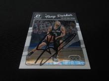 Tony Parker signed basketball card COA