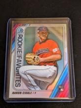 2020 Bowman Chrome Aaron Civale Refractor Rookie of the Year Favorites #ROYF-AC
