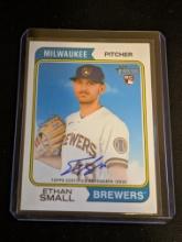 ETHAN SMALL 2023 Topps Heritage Real One Rookie RC Autograph Auto #ROA-ES