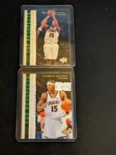 Carmelo Anthony x2 lot of UD prospects See pictures