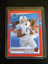 2020 Donruss-Optic Preview- Prizm-D'Andre Swift-RC-Rated Rookie