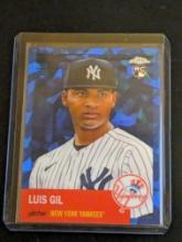 2022 Topps Chrome Platinum-Luis Gil Rookie Blue Cracked Ice