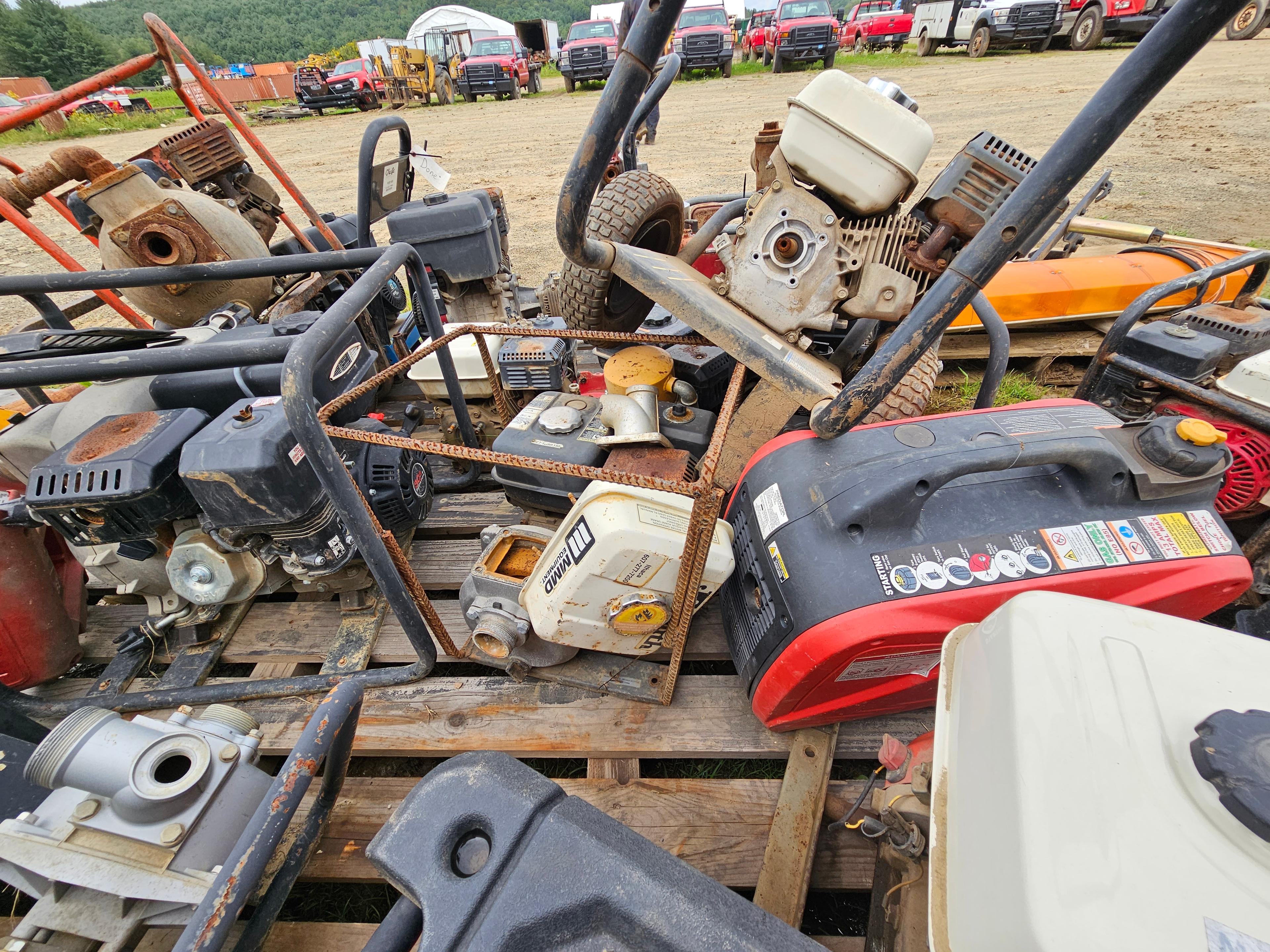 Pallet of small Generators