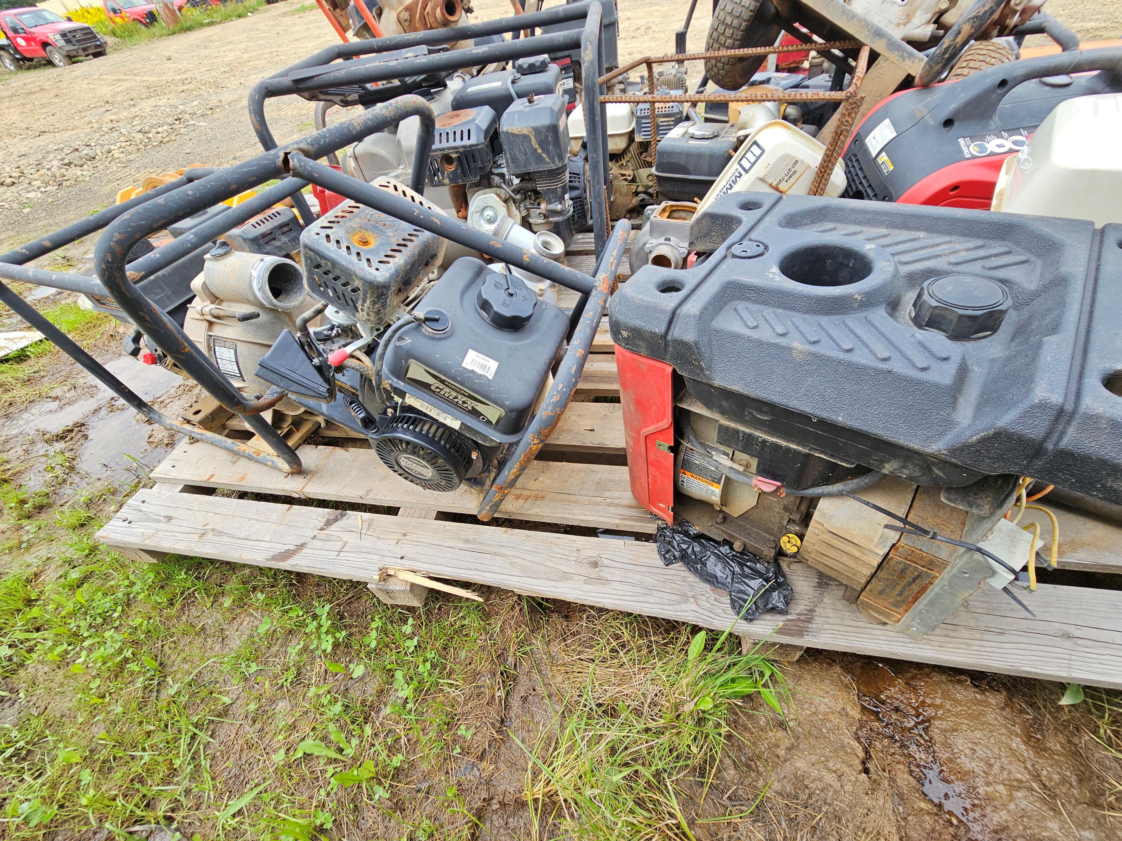 Pallet of small Generators